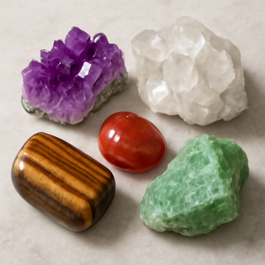 How to Use Crystals Based on Your Element (Wood, Fire, Earth, Metal, Water