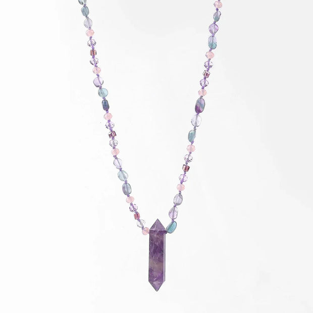 Amethyst Point Necklace | Intuition Awakening, Healing & Higher Connection - MOONQUIET