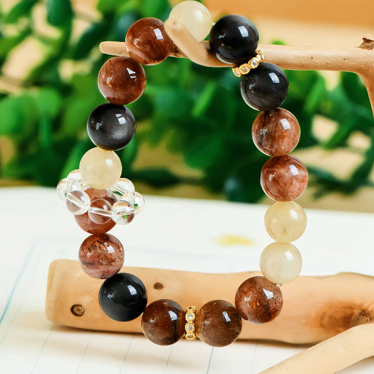 Golden Guardian Bracelet|Abundance & Protection(10mm-11.5mm)
