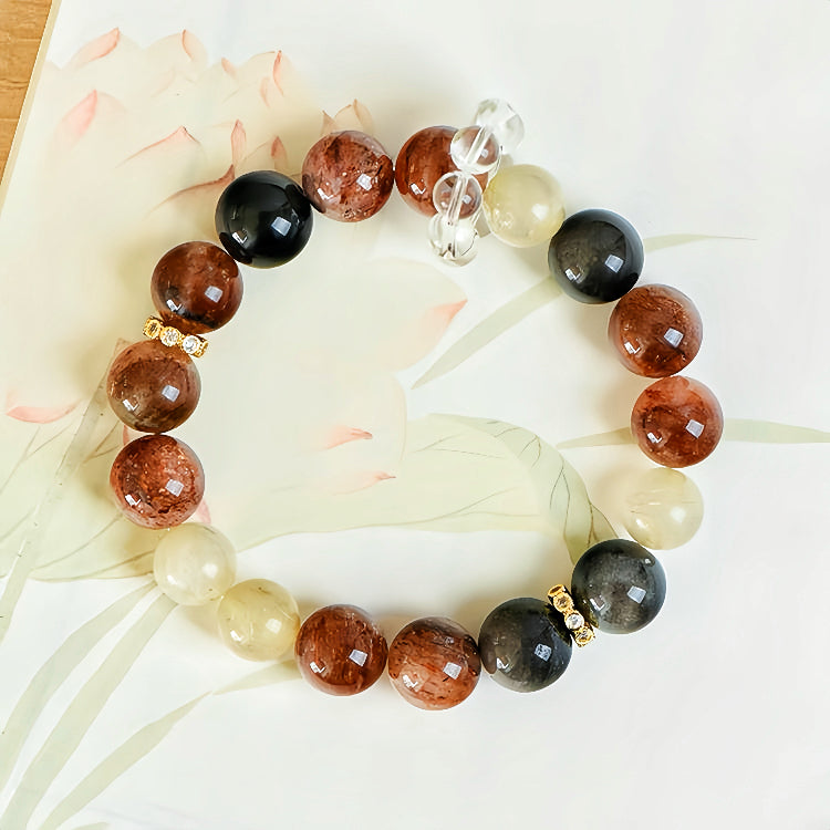Golden Guardian Bracelet|Abundance & Protection(10mm-11.5mm)