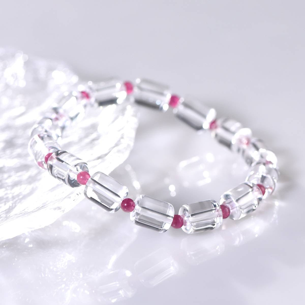 Clear Quartz Bracelet|Whispers of Light & Love (11*8.5mm)