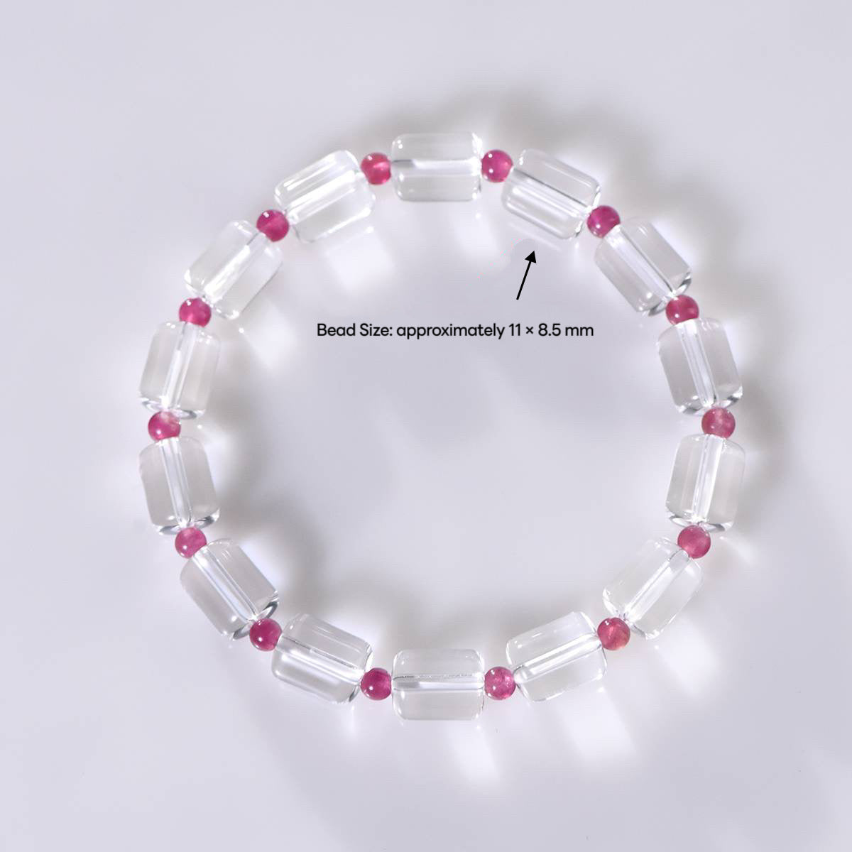 Clear Quartz Bracelet|Whispers of Light & Love (11*8.5mm)