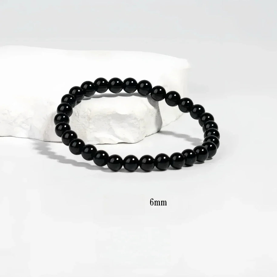 Obsidian Protection Bracelet | Available in Larger Wrist Sizes (6-16MM) - MOONQUIET