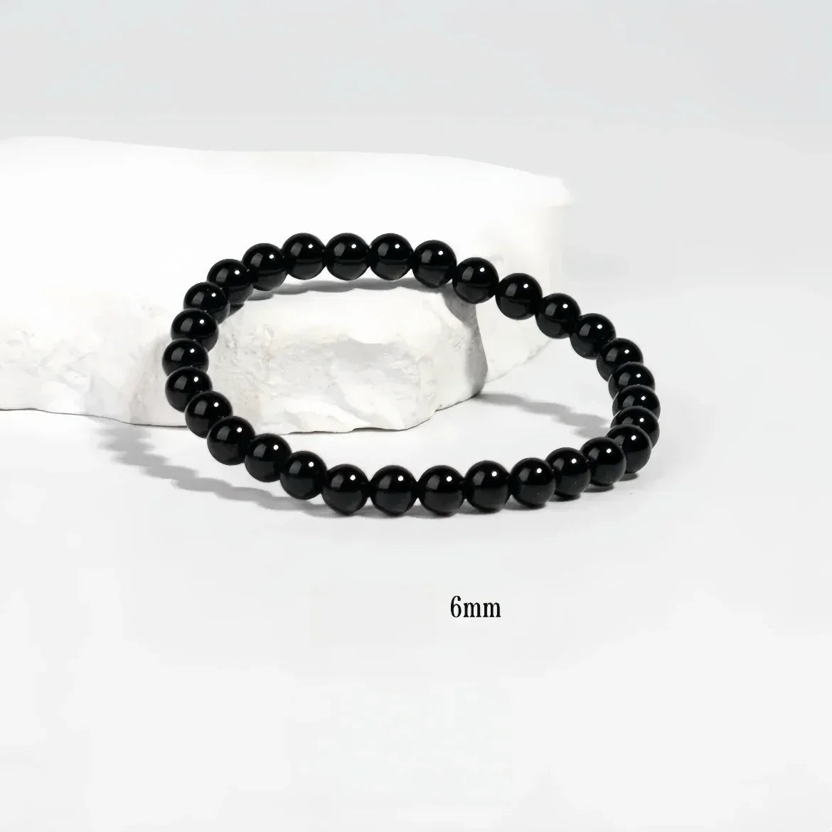 Obsidian Protection Bracelet | Available in Larger Wrist Sizes (6-16MM) - MOONQUIET