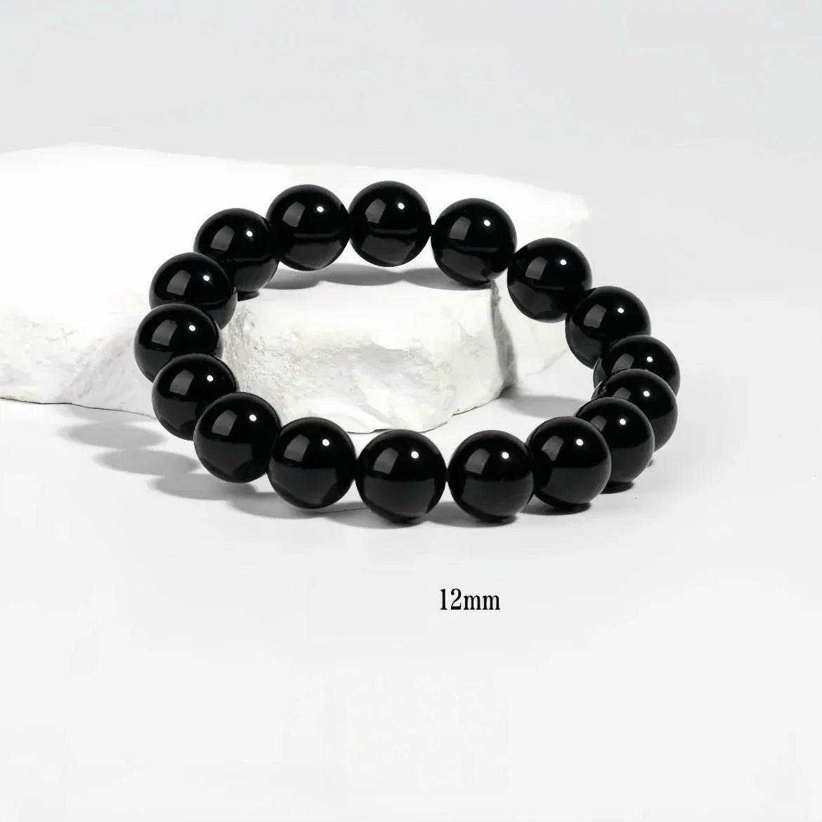 Obsidian Protection Bracelet | Available in Larger Wrist Sizes (6-16MM) - MOONQUIET