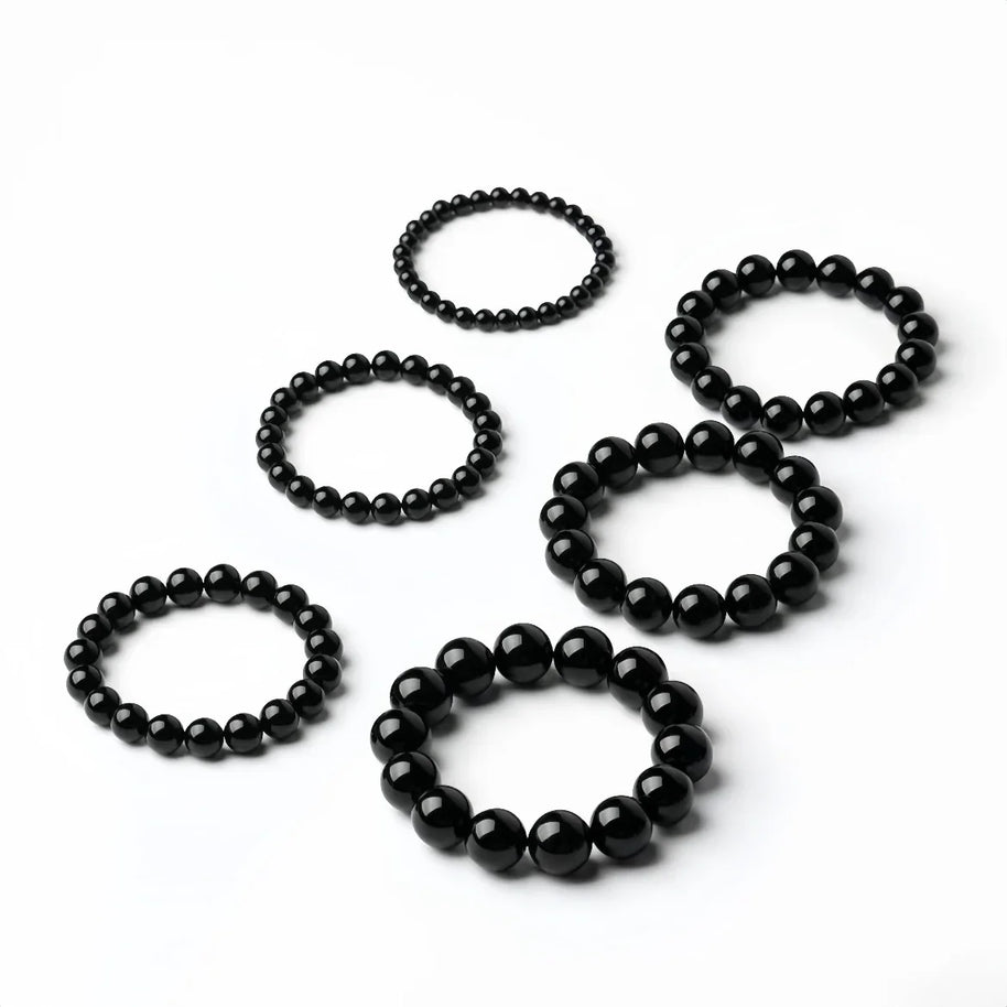 Obsidian Protection Bracelet | Available in Larger Wrist Sizes (6-16MM) - MOONQUIET