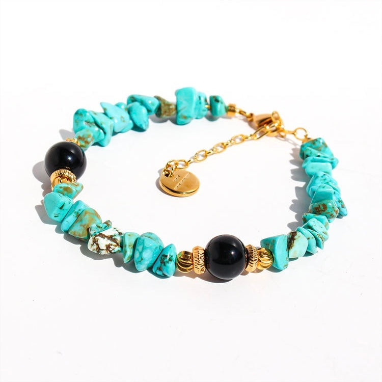 Ocean Series Turquoise Layered Necklace |Calm & Protection