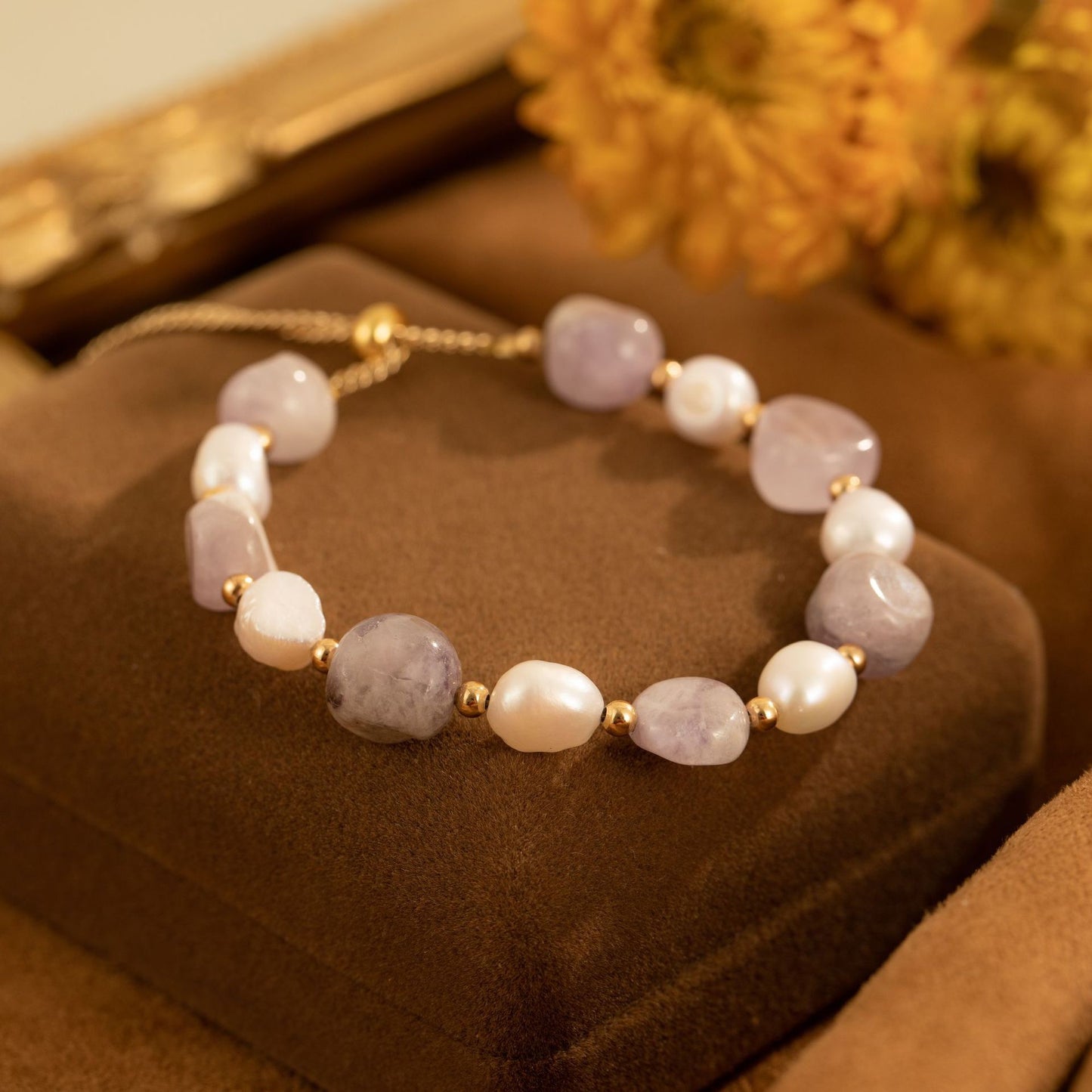 Lavender Amethyst Bracelet | Emotional Clarity