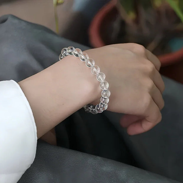 Clear Quartz Bracelet | Cleansing & Balance(6-12mm) - MOONQUIET