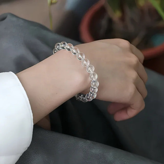Clear Quartz Bracelet | Cleansing & Balance(6-12mm) - MOONQUIET