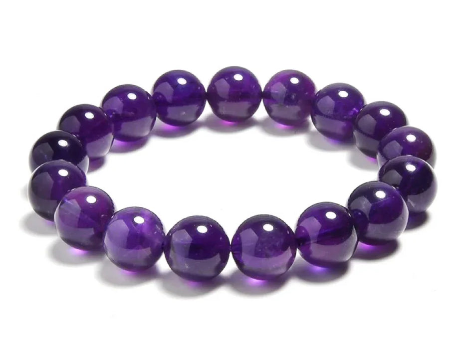 Amethyst Bracelet | Intuition Boost (8-10mm) - MOONQUIET