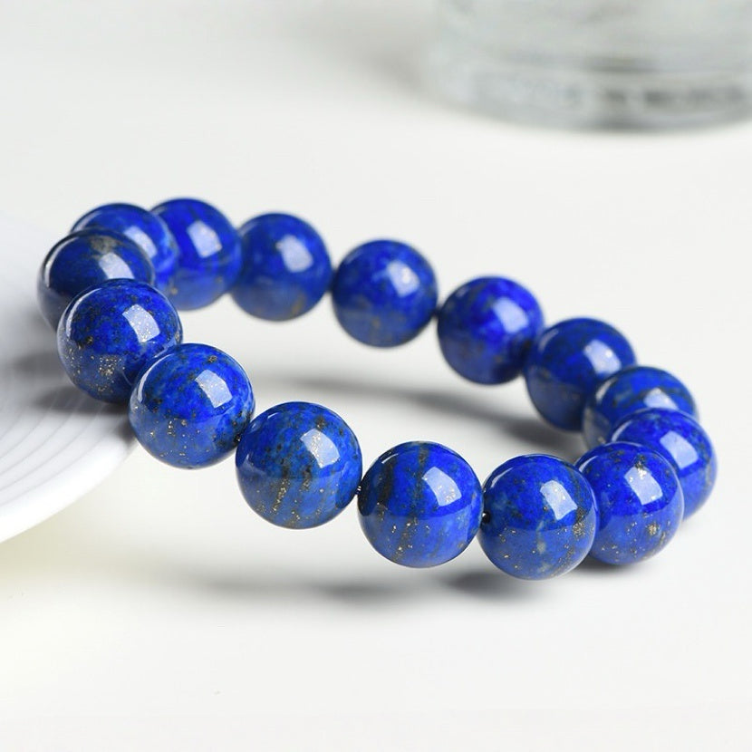 Lapis Lazuli Bracelet – Stone of Wisdom & Truth(8-12mm)