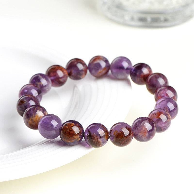 Phantom Amethyst Bracelet | Insight & Intuition(7-10mm)