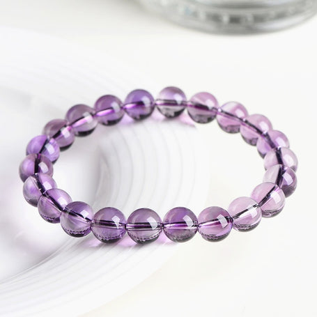 Light Amethyst Bracelet– Gentle Energy for Peace of Mind(7-11mm) - MOONQUIET
