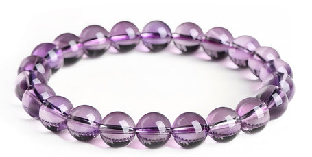 Light Amethyst Bracelet– Gentle Energy for Peace of Mind(7-11mm) - MOONQUIET
