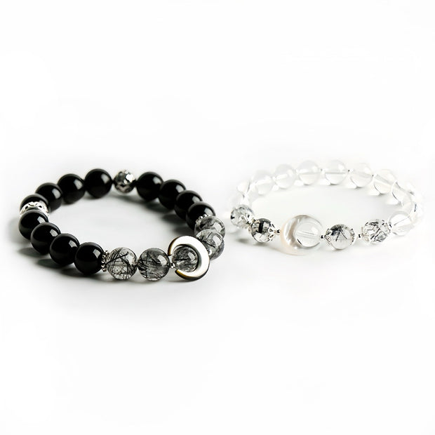 Moonlight Bond|Couple’s Healing Bracelet Set - MOONQUIET