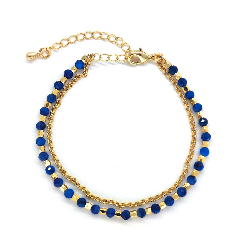 Lapis lazuli bracelet for wisdom and truth