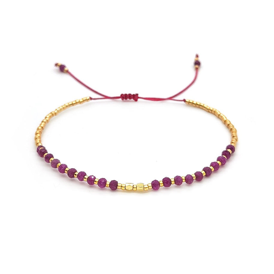 Woven Natural Gemstone Energy Bracelet(Stone Options) - MOONQUIET