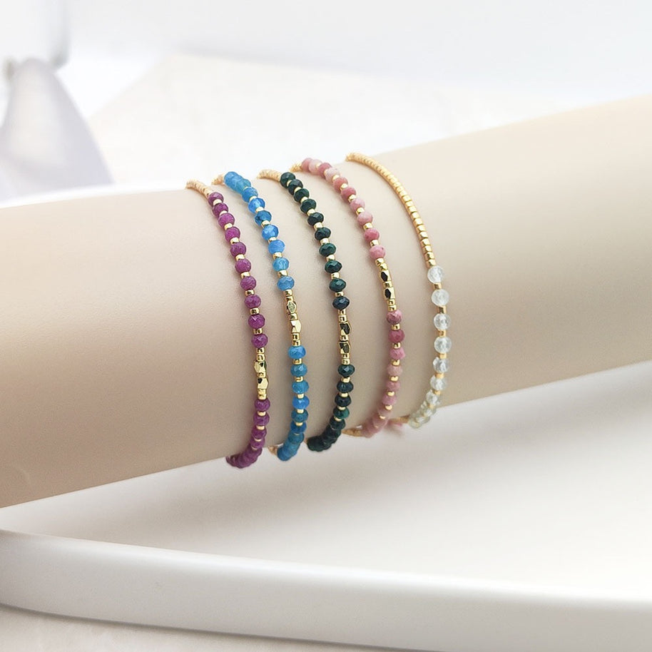 Woven Natural Gemstone Energy Bracelet(Stone Options) - MOONQUIET