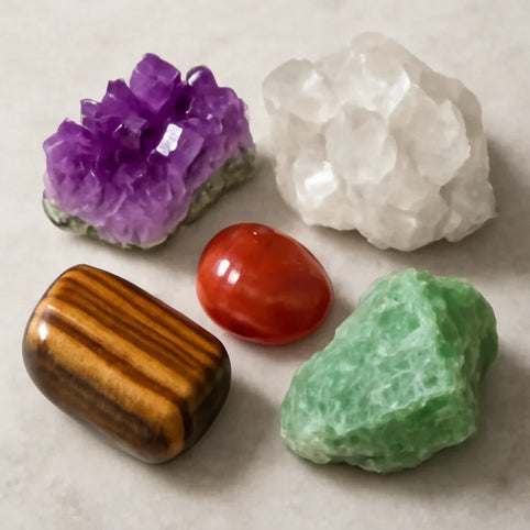 How to Use Crystals Based on Your Element (Wood, Fire, Earth, Metal, Water - MOONQUIET
