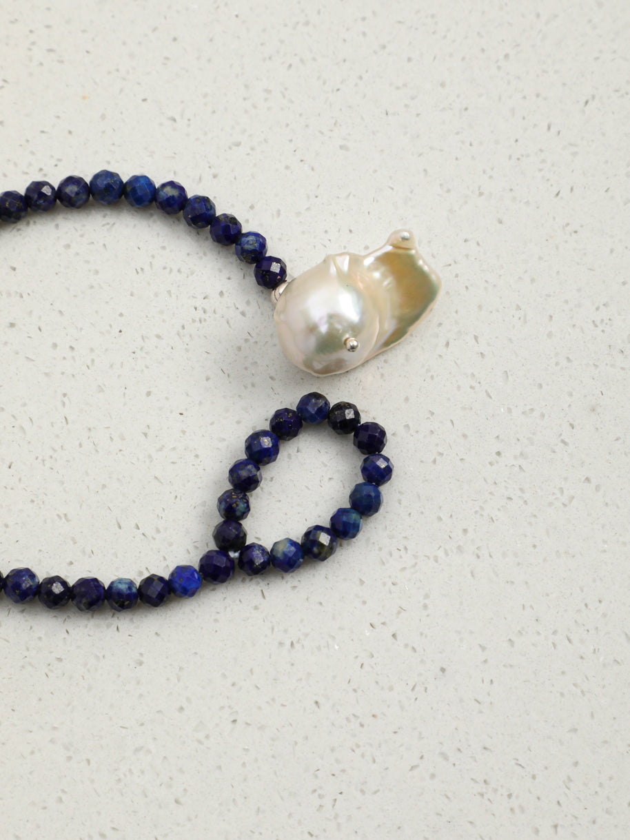 Five Elements Baroque Pearl Crystal Bracelet | Stone Options