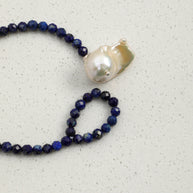 Five Elements Baroque Pearl Crystal Bracelet | Stone Options