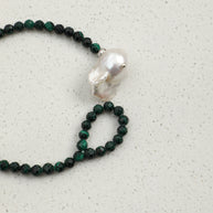 Five Elements Baroque Pearl Crystal Bracelet | Stone Options