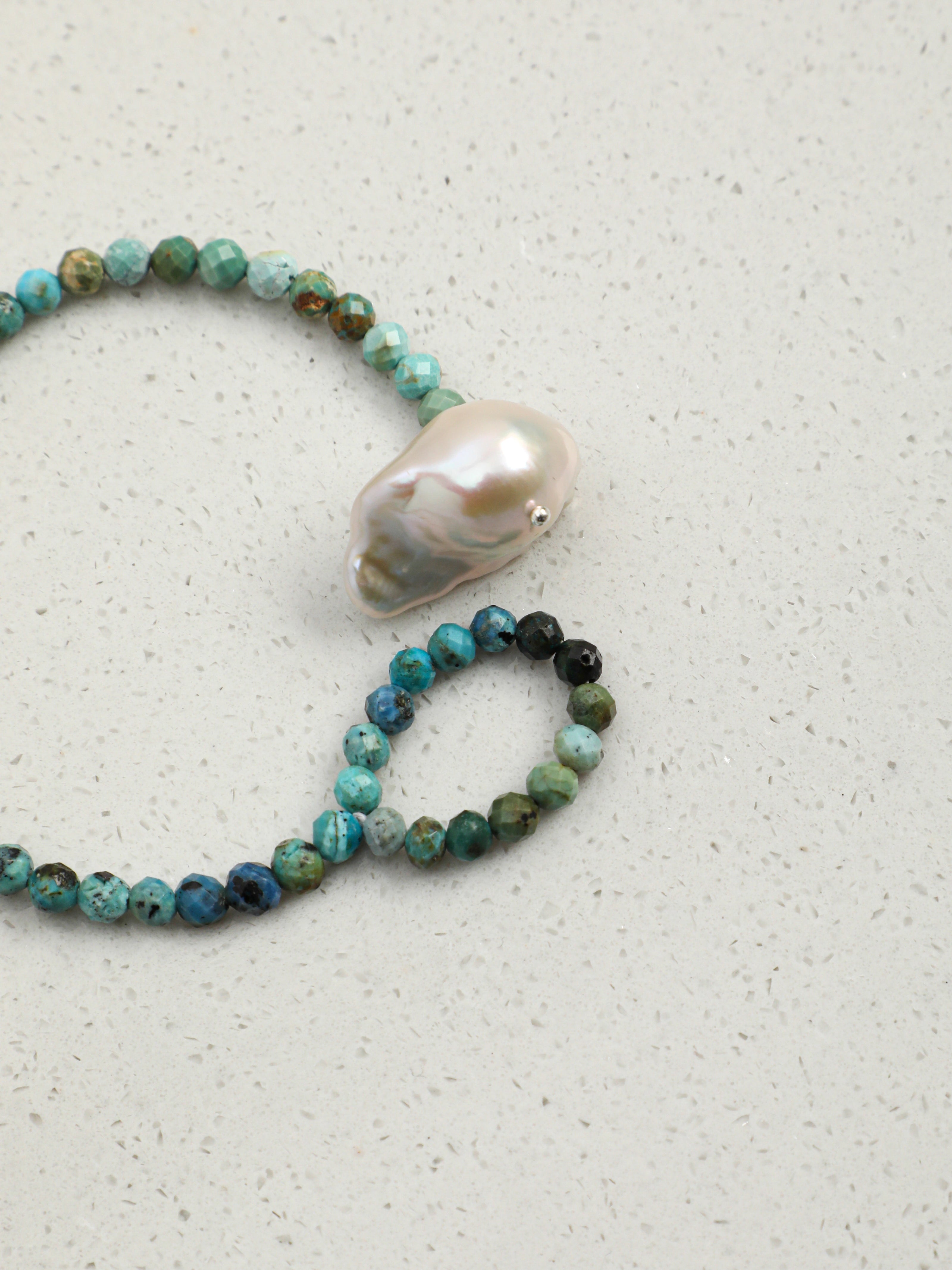 Five Elements Baroque Pearl Crystal Bracelet | Stone Options
