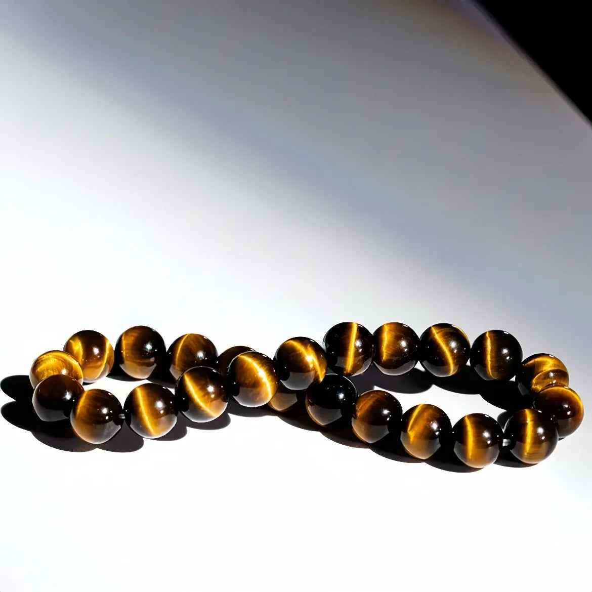 Wealth Energy Stone | Lightning Yellow Tiger’s Eye Bracelet (6-12mm)