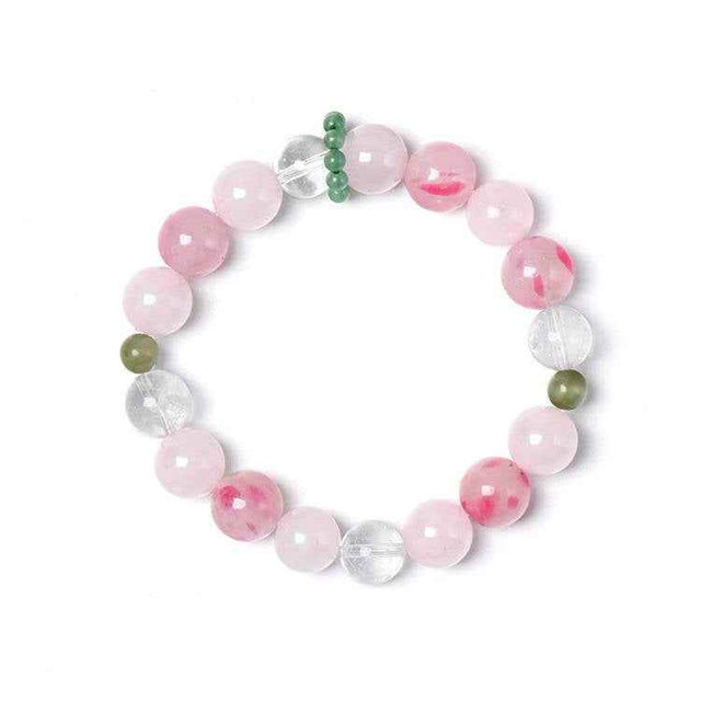 Rhodonite, Rose Quartz  Bracelet– Attrace Love&Emotional Healing(10mm)