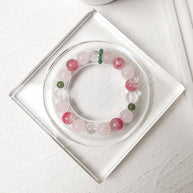 Rhodonite, Rose Quartz  Bracelet– Attrace Love&Emotional Healing(10mm)