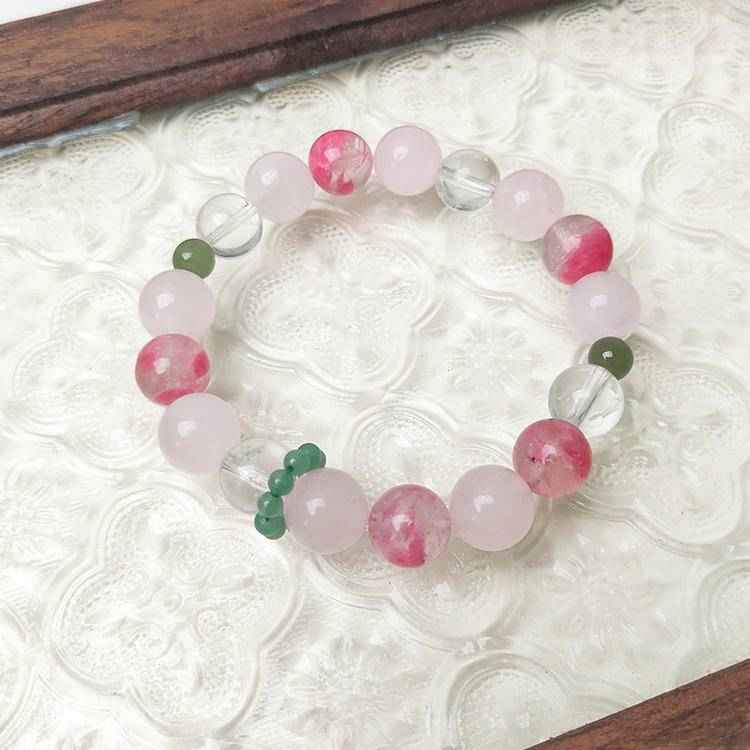 Rhodonite, Rose Quartz  Bracelet– Attrace Love&Emotional Healing(10mm)