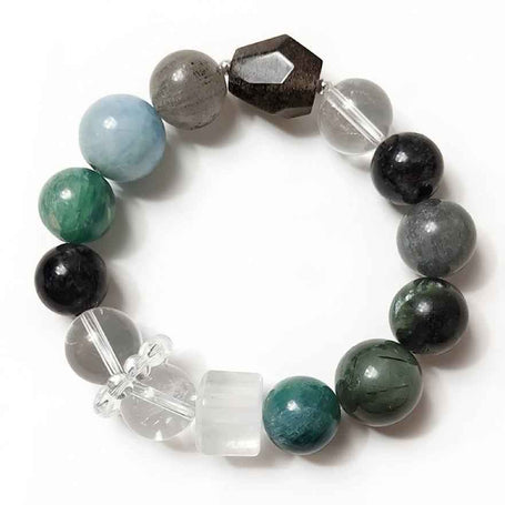 Green Dragon Crystal  Bracelet Protection, Balance &Clarity(13mm)
