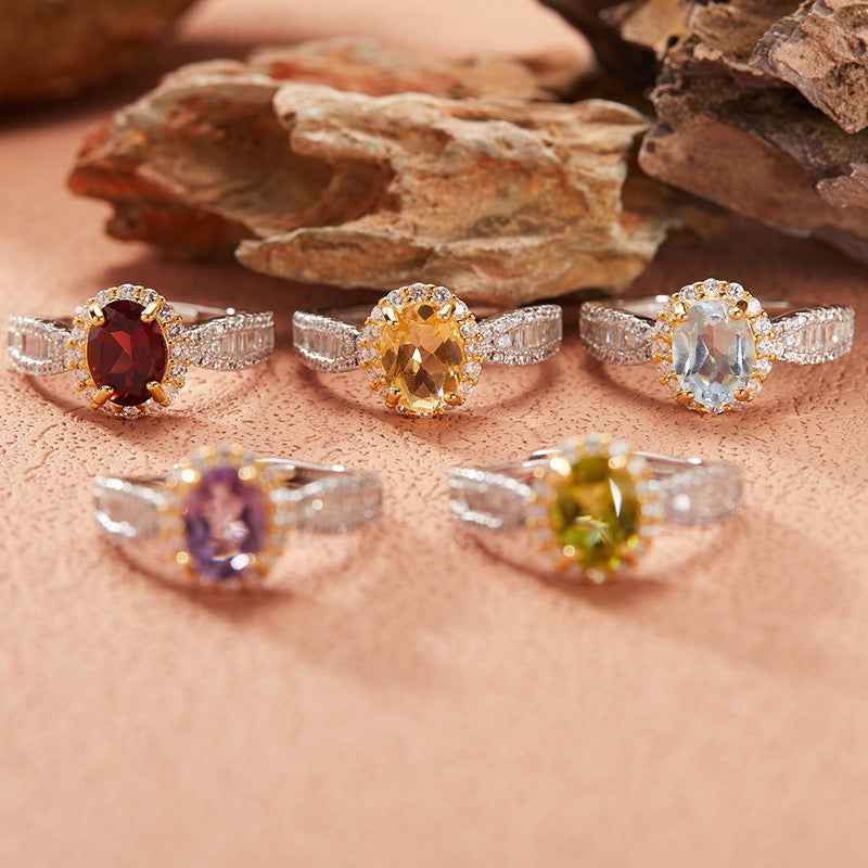 Crown Collection｜S925 Silver Gemstone Ring