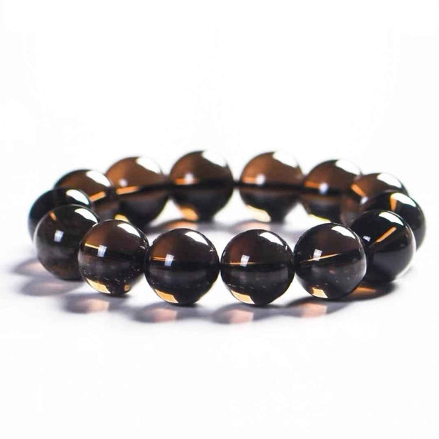 Protection Energy Stone | Smoky Quartz Bracelet (6–14MM)