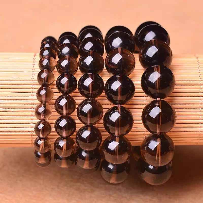 Protection Energy Stone | Smoky Quartz Bracelet (6–14MM)