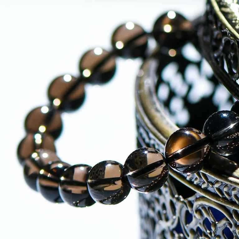 Protection Energy Stone | Smoky Quartz Bracelet (6–14MM)