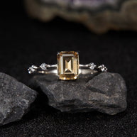 Starry Collection｜S925 Silver Gemstone Ring - MOONQUIET