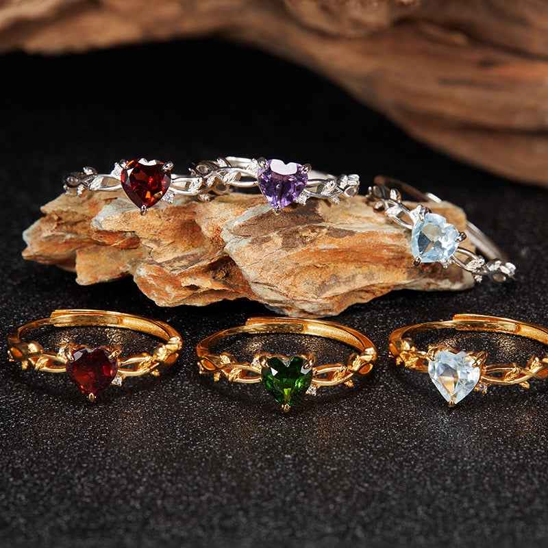 Love Collection|S925 Silver Gemstone Ring