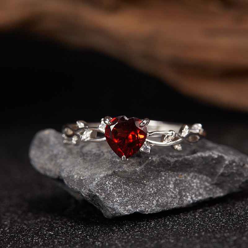 Love Collection|S925 Silver Gemstone Ring