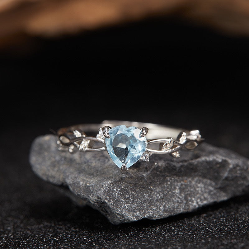 Love Collection|S925 Silver Gemstone Ring