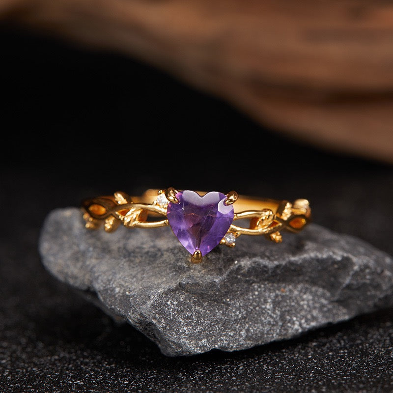 Love Collection|S925 Silver Gemstone Ring