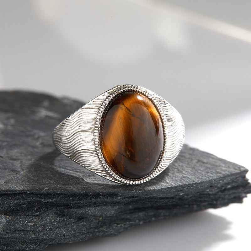 Retro Collection|S925 Silver Gemstone Ring
