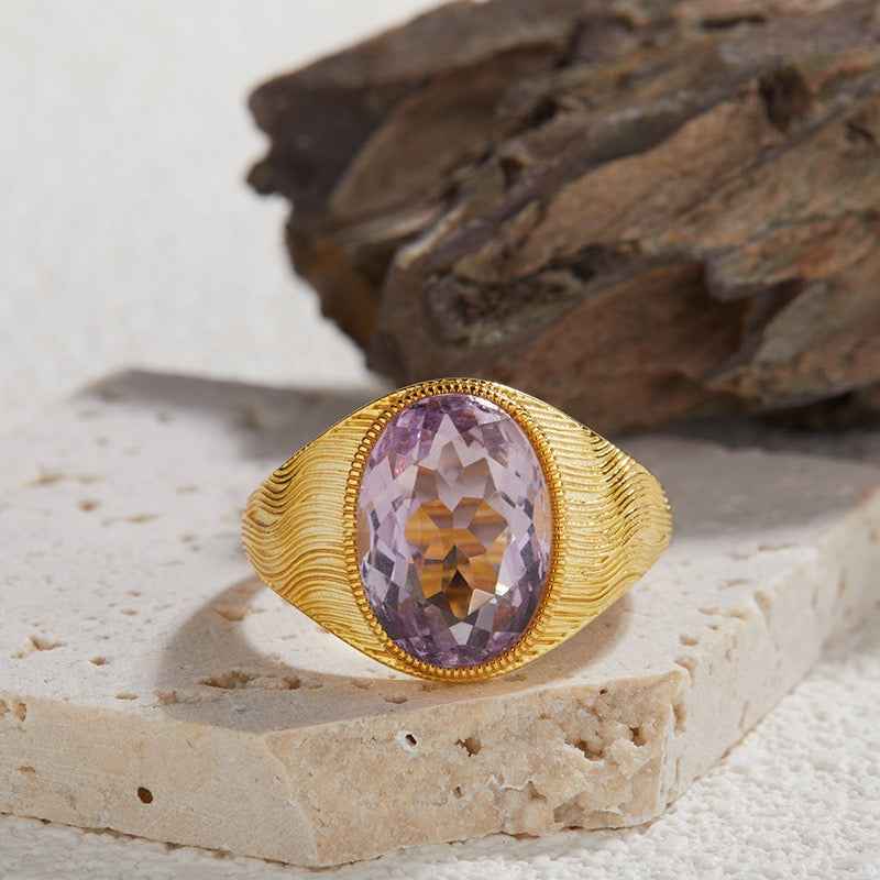 Retro Collection|S925 Silver Gemstone Ring