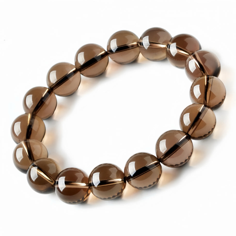 Protection Energy Stone | Smoky Quartz Bracelet (6–14MM)