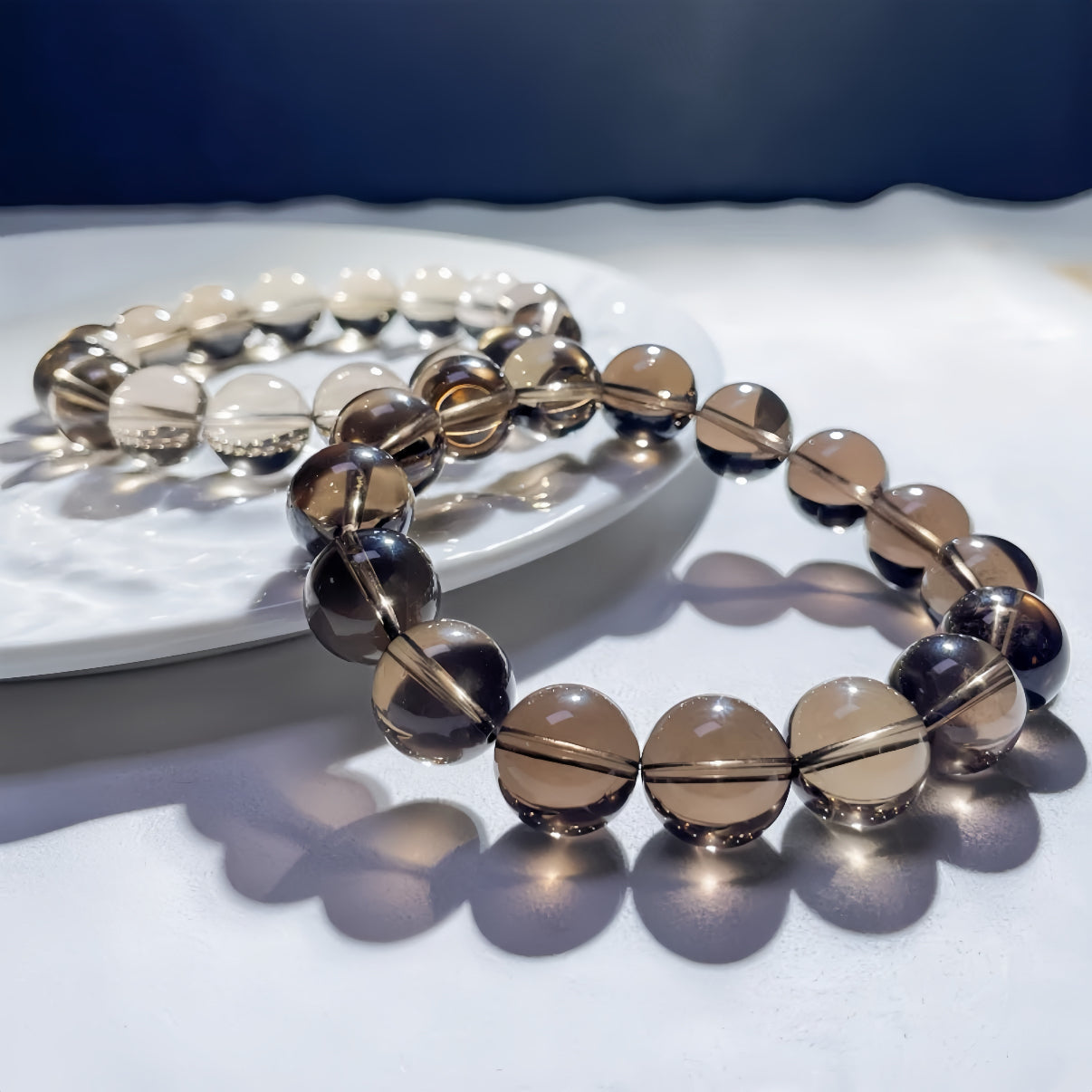Protection Energy Stone | Smoky Quartz Bracelet (6–14MM)