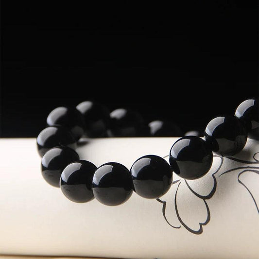 Schutzenergiestein | Obsidian Wächter &amp; Stabilität (8 mm)