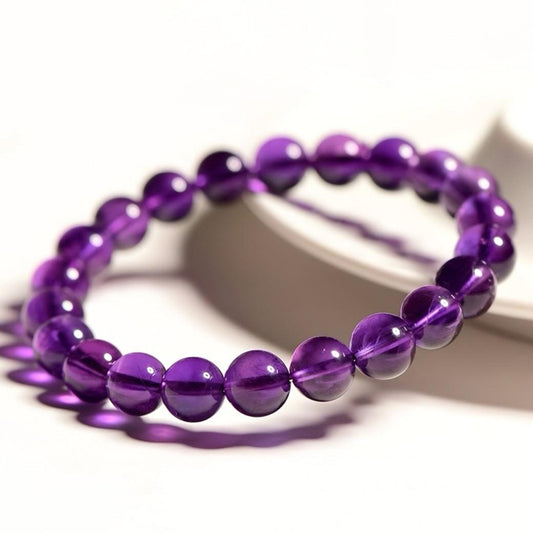 Intuitionsenergiekristall | Amethyst Gelassenheit &amp; Intuition (8mm)