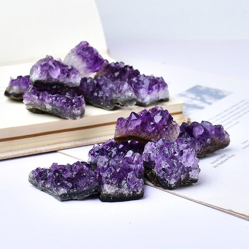 Natürlicher Amethyst-Cluster – Verbessert Intuition, Schlaf und spirituelles Wachstum (100 g)