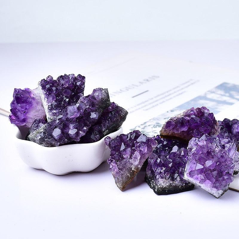 Natürlicher Amethyst-Cluster – Verbessert Intuition, Schlaf und spirituelles Wachstum (100 g)